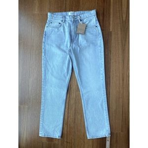 Reformation Julia Crop High Cigarette Jeans; Sz.26
